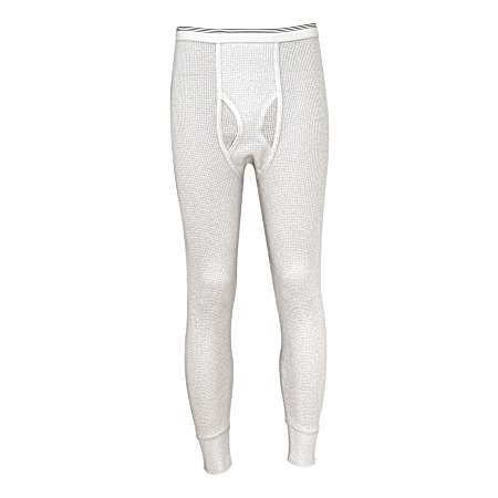 Men's Natural Waffle Knit Thermal Base Layer Pants