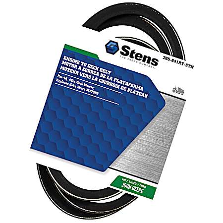 OEM Replacement Engine to Deck Belt Replaces John Deere M77988