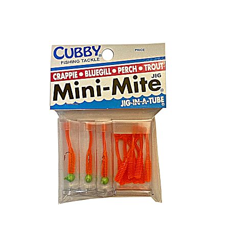 Mini-Mite Jig & Tail Pack - Green/Orange