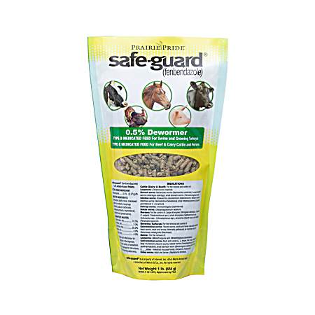 0.5% Dewormer Pellets for Swine, Turkeys, Beef/Dairy Cattle & Horses
