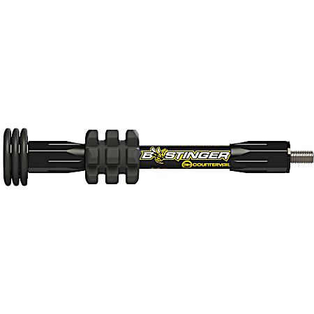 6 in. Matte Black MicroHex Hunting Stabilizer