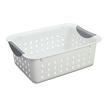 Ultra White Small Basket