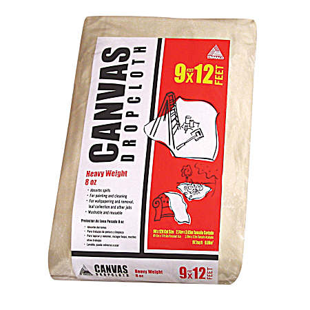 9 Ft. x 12 Ft. Heavy Weight Canvas Dropcloth