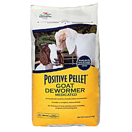 Positive Pellet Medicated Goat Dewormer