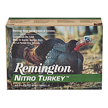 12 Gauge Nitro Turkey 3'' 6 Shot Shotshells - 10 Rounds