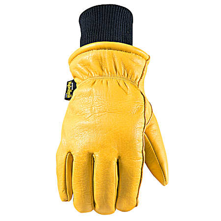 Men's HydraHyde Saddletan Insulated Cowhide Leather Gloves