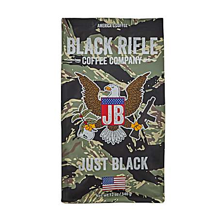 12 oz Just Black Whole Bean Coffee