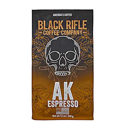 12 oz AK-47 Espresso Whole Bean Coffee