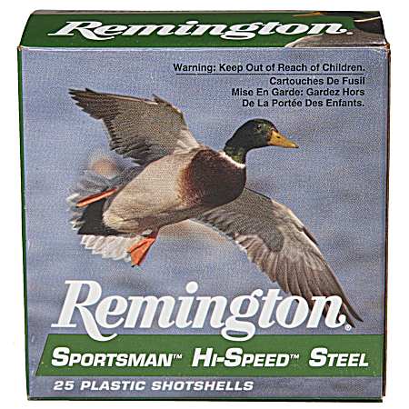 12 Gauge Sportsman Hi-Speed Steel 3-1/2'' Shot BB Shotshells - 25 Rounds