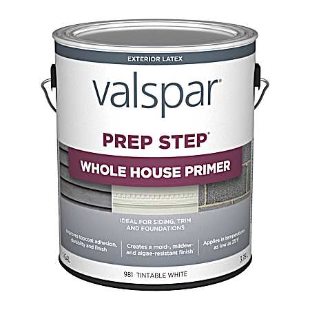 981 Tintable White Prep Step Exterior Latex Whole House Primer