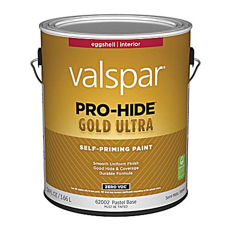 Ultra 1 gal 62002 Pastel Base Interior Eggshell Self-Priming Latex Paint