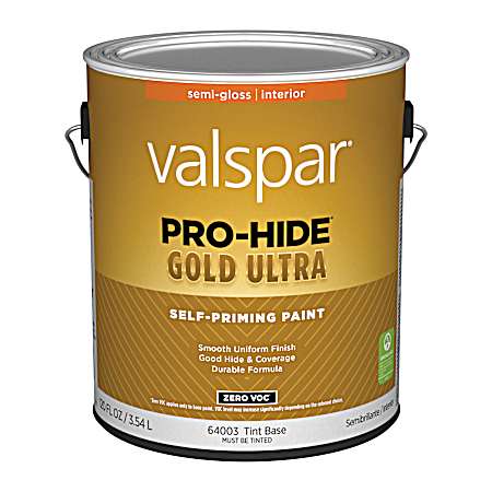 Ultra 1 gal 64003 Tint Base Interior Semi-Gloss Self-Priming Latex Paint