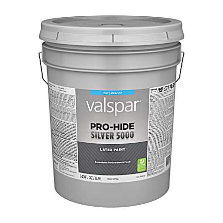 Pro-Hide Silver 5000 5 gal White Interior Flat Paint