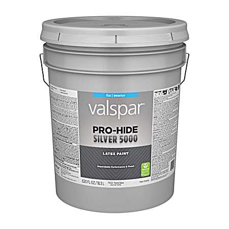 Pro-Hide Silver 5000 5 gal Pastel Base Interior Flat Paint