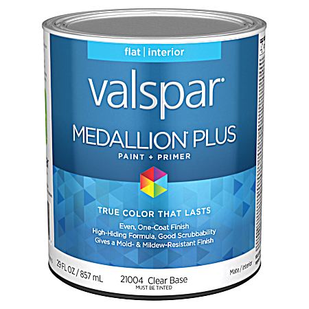 21004 Clear Base Interior Flat Paint & Primer