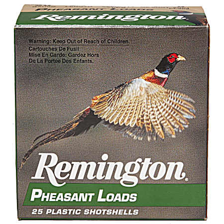 12 Gauge Pheasant Load  2-3/4'' 4 Shot Shotshells - 25 Rounds