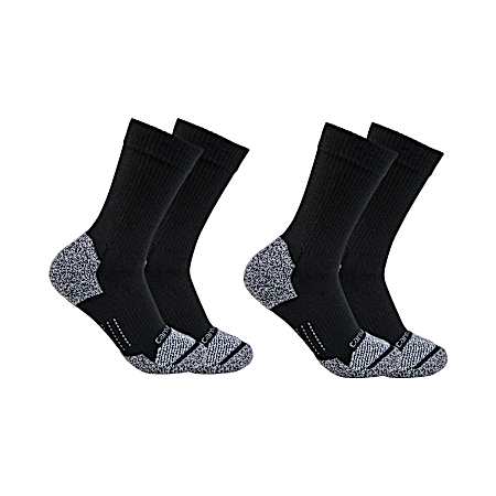 Adult Force Steel Toe Crew Socks - 2 Pk