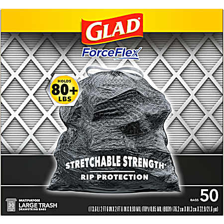 ForceFlex Trash Bags - 50 Ct