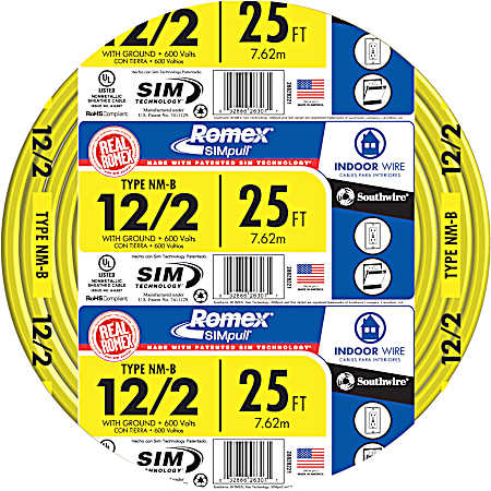SIMpull NM-B Indoor Building Wire - 12/2