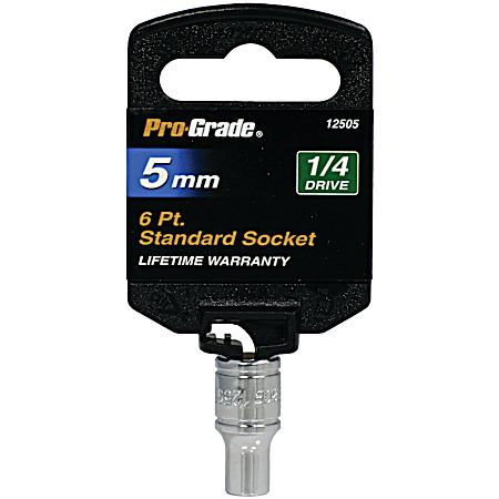 1/4 in Drive 6 Point Metric Socket