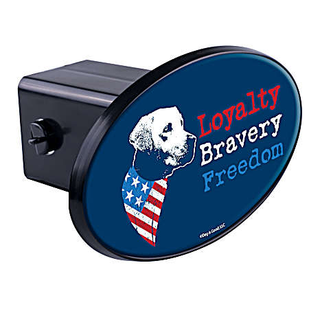 Loyalty, Bravery, Freedom Hitch Cover