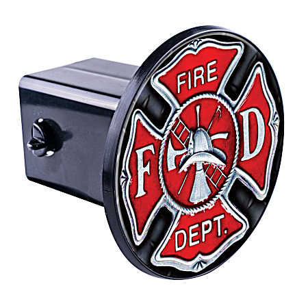 Red Helmet Ladder Hitch Cover
