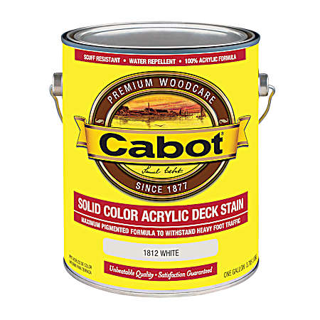Solid Color Acrylic Deck Stain