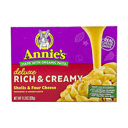 11.3 oz Deluxe Rich & Creamy Shells & Four Cheese Mac & Cheese