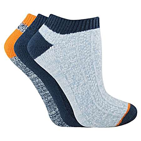Women's Soft Marl No Show Socks - 3 Pk