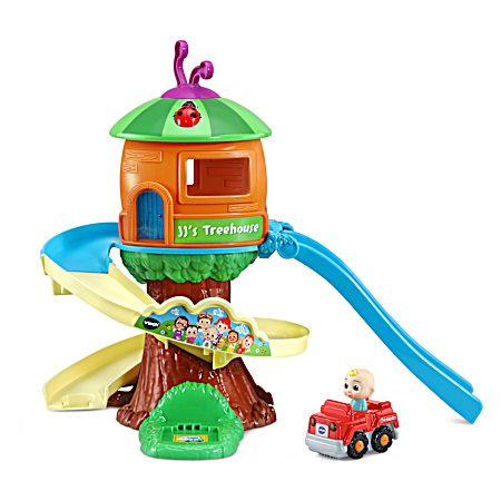 CoComelon Go! Go! Smart Wheels Treehouse Track Set