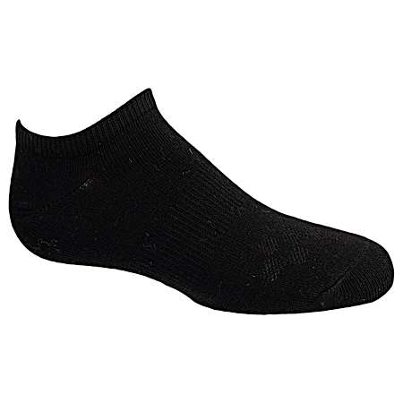 Girls' Half Cushion No Show Socks