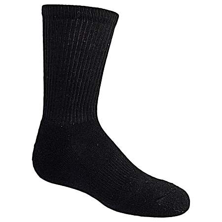 Girls' Half Cushion Crew Socks
