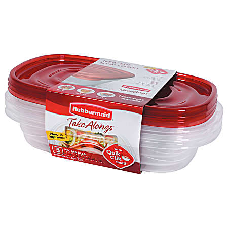 4-Cup TakeAlongs Containers - 3 Pk.