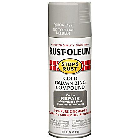 Stops Rust Cold Galvanizing Compound Spray