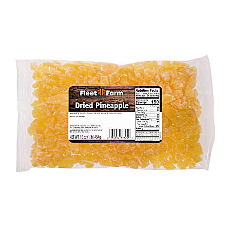 16 oz Dried Pineapple