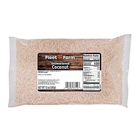 12 oz Unsweetened Coconut