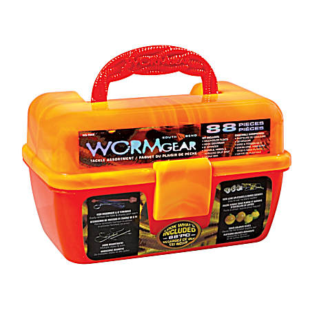 88 Pc. Tackle Box - Orange