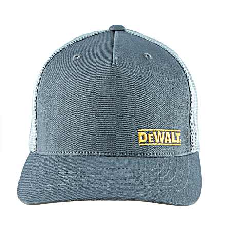 Men's Oakdale 1-Size Grey Cotton/Polyester Trucker Cap