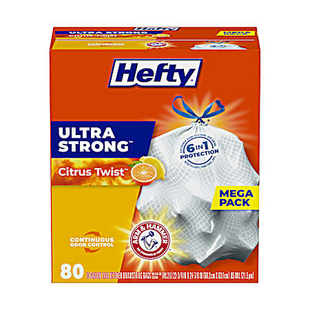 13 Gal. Ultra-Strong Scented Trash Bags - 80 ct