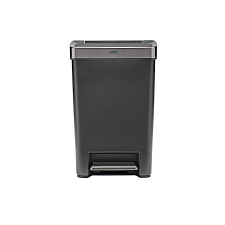12.4 gal Premier Series 3 Step-On Trash Can