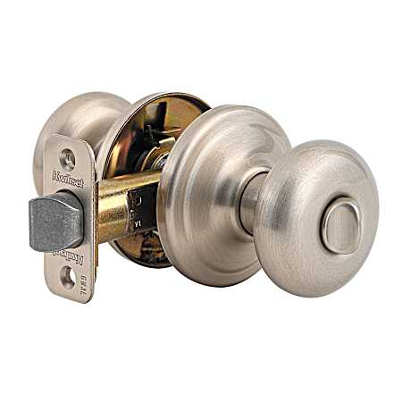 Juno Bedroom/Bath Door Knob - Satin Nickel