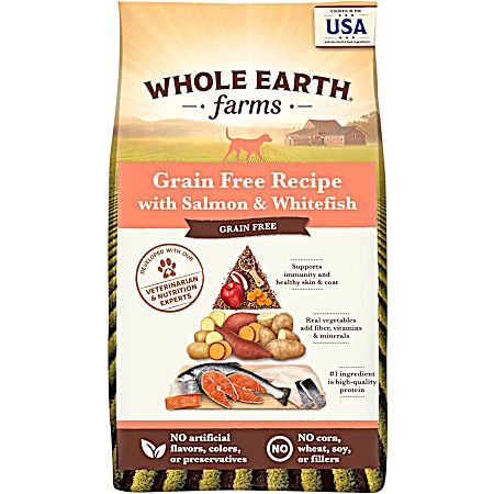 Adult Grain-Free Recipe w/ Salmon & Whitefish Dry Dog Food