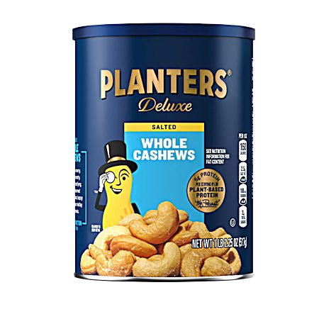 18.25 oz Salted Whole Cashews