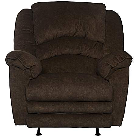 Maverick Chocolate Rocker Recliner w/ Extended Footrest