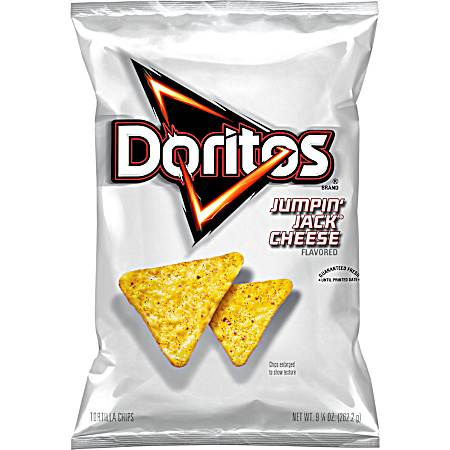 9.25 oz Jumpin Jack Cheese Flavored Tortilla Chips