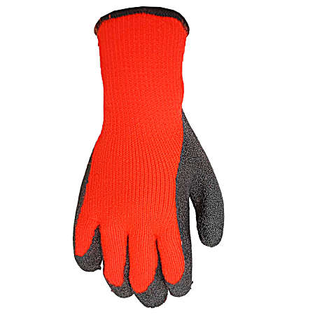 Men's Orange Hi-Vis MAX Grip Gripping Gloves