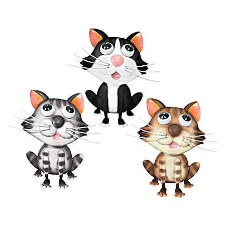 Metal Cat Statue - Assorted