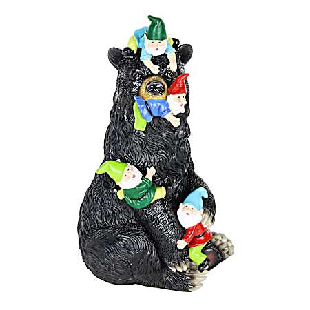Bear w/ Gnome Statue