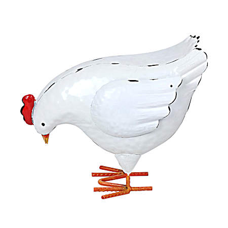 Metal Chicken Statue