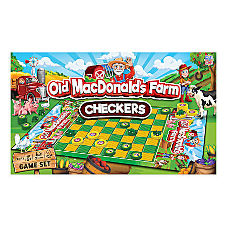 Old MacDonald's Farm Checkers